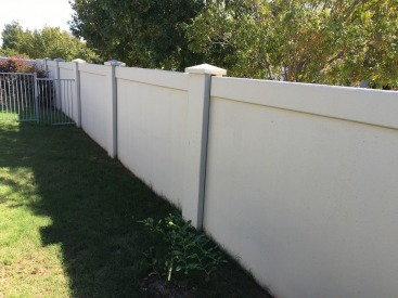 concrete fence